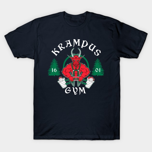 Krampus Gym T-Shirt by wolfkrusemark